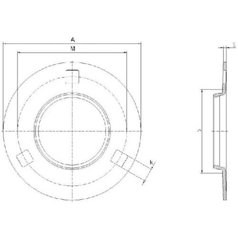 Boîtier de roulement à bride FLAN80 MSB 1475mm Ext 119mm Int 7995mm rd.INA