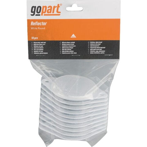 Catadioptre rond blanc diamètre 75mm à visser GOPART LA75016 (1/3)