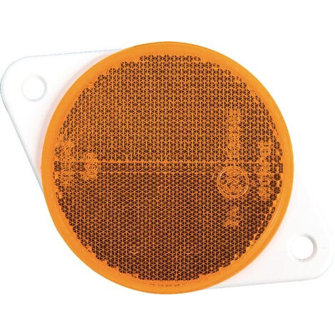 Catadioptre rond orange diamètre 75mm à visser GOPART LA75017 (1/3)