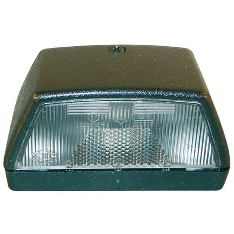 LAMPA 19926 Support Plaque D'Immatriculation Avant ABS Noir