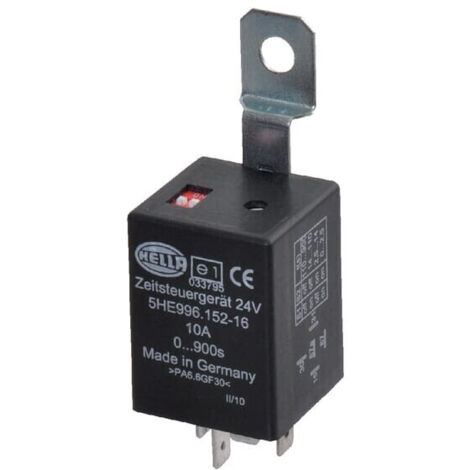 Minuterie HELLA 5He 996 152-141 - Relais Inverseur 24V, 5 Connexions, Temporisation 0-900s - 4