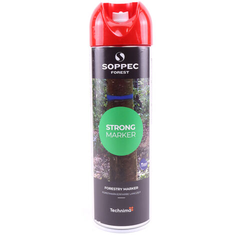 Peinture forestière rouge 500mL SOPPEC PA131704