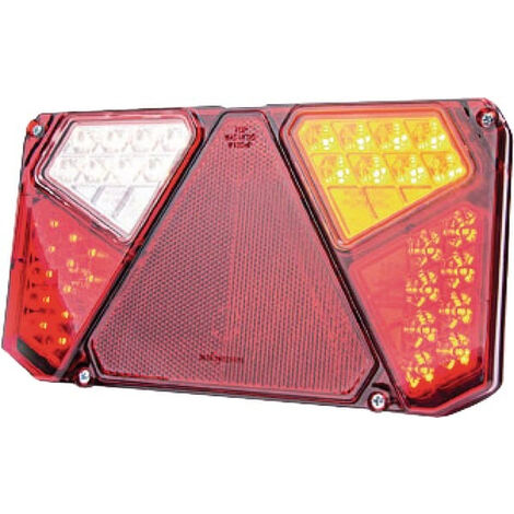 Feu arrière LED rectangle droit 7 plots UNIVERSEL LA40006 (1/5)