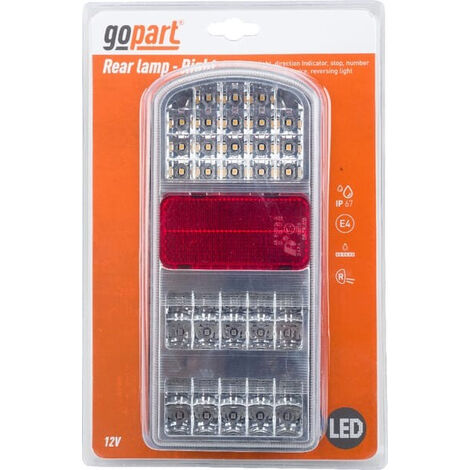 Feu arrière LED rectangle droit GOPART LA91261R (1/2)