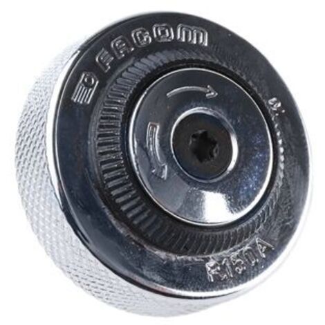 Facom – Cliquet sans manche carré 1/4'' – 72 dents – Angle de reprise 5° – Acier chrome vanadium – Finition chromée brillante (1/5)