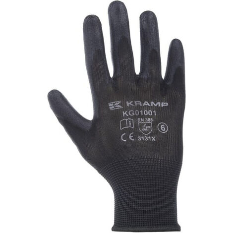 Gants de travail noir taille 9 UNIVERSEL KG0100109P120 (1/3)