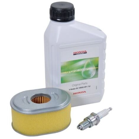 Kit entretien moteur Honda GX110 et GX120 – 1 filtre à air – 1 bougie – 0.6L d'huile pour performance optimale