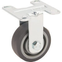 Roulettes pivotantes en acier galvanisé à platine de fixation TENTE 2478PJP050P41