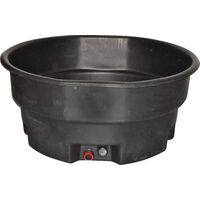Abreuvoir pour bovins et chevaux – Volume 600 l – En polyéthylène recyclé – Débit d'eau important – Facile à nettoyer – La Buvette - BUE102