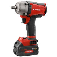 Facom – Clé à chocs 18V – Couple max 400Nm – Avec 2 batteries 2.0Ah – Moteur Brushless pour vissage intensif