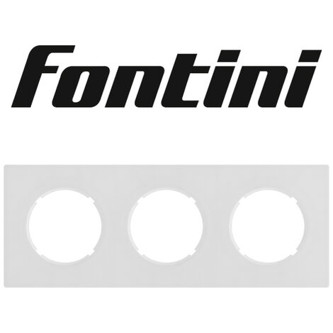 Plaque triple BLANC DOM - FONTINI