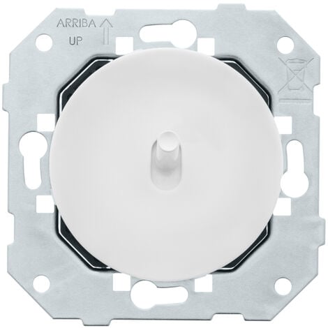 Bouton poussoir - BLANC GLOSSY DOM - FONTINI