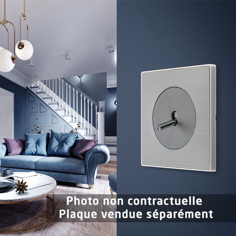 Bouton poussoir - BLANC GLOSSY DOM - FONTINI