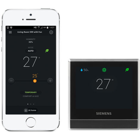 RDS110  Thermostat Ambiance Intelligent Connecté pour radiateurs et chaudières individuelles - SIEMENS - SIEMENS