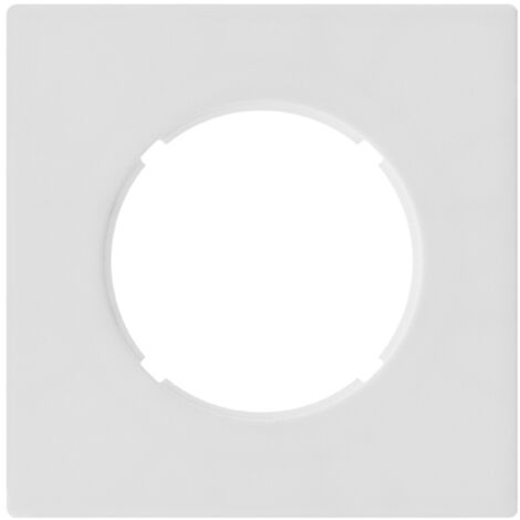 Double prise USB 2,6A A/C blanc glossy DOM avec plaque simple blanc – Charge rapide et design moderne - FONTINI