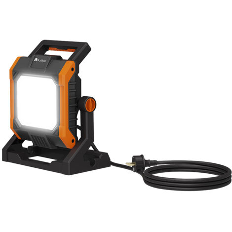 Projecteur de chantier 4000 lm + 2 Prises 2P+T - Câble de 3mètres - IP54 : Puissance, fiabilité et praticité pour vos travaux - BATILEC