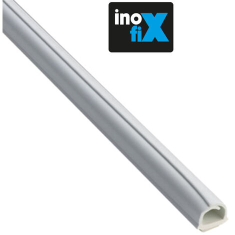 INOFIX Cablefix Gaine adhésive 5,5x5 mm blanc - Lot de 4