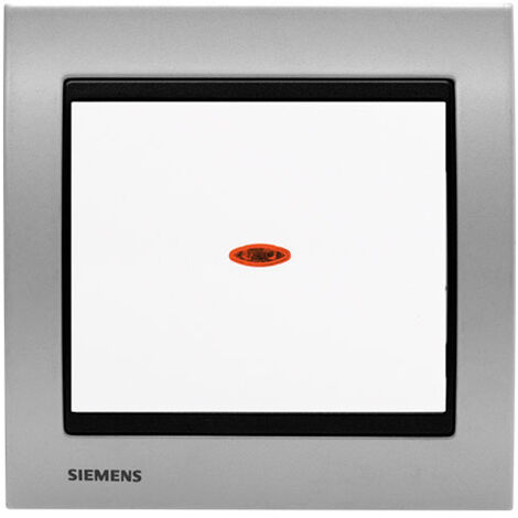 Va Et Vient Lumineux Silver Delta Iris Plaque Basic Silver