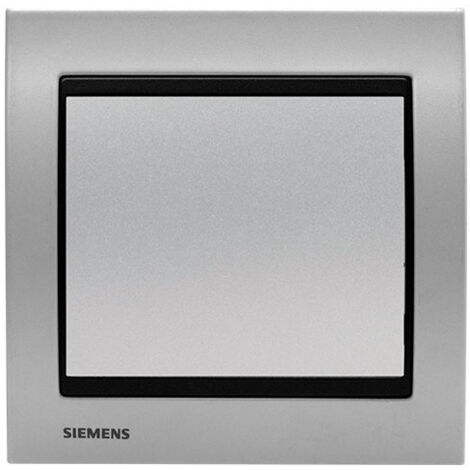 Va-et-Vient Lumineux Silver Delta Iris + Plaque Métal Alu Silver - SIEMENS (1/2)