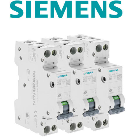 Siemens 5SL63257 Disjoncteur 3 Pôles 25A 400V - 6kA Courbe C
