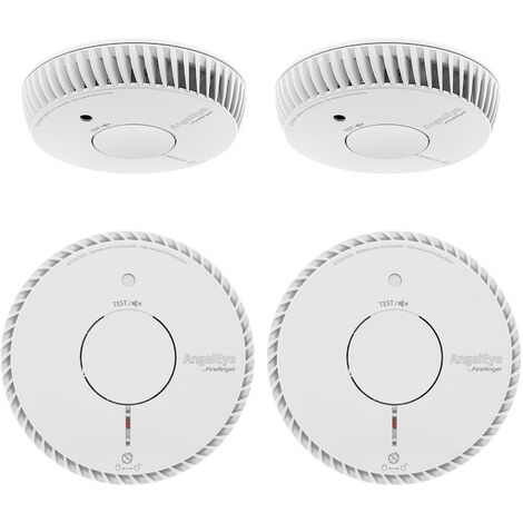 Lot de 4 détecteurs de fumée NF autonomie 5ans-garantie 10 ans - AngelEye (1/2)