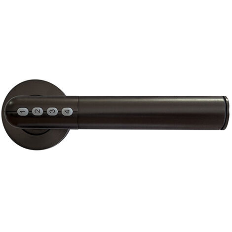 Poignée de sécurité intelligente avec contrôle mobile – Acier inoxydable haute résistance – Compatible avec portes 35-60mm – Cryptage AES 128 bits – AYR (1/2)