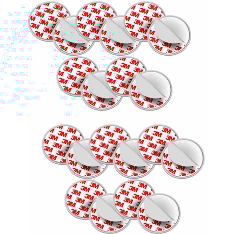 Lot de 10 fixations aimantées pour détecteur de fumée - EVACUATE