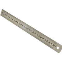 30cm 12 "Stahl-rostfreies Werkzeug-metrisches Metalllineal-Maß Doppelseitig HMYY 