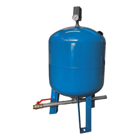 Kit Surpresseur Eau Vertical 300l - 1"1/4 Avec Pressostat Et Manomètre