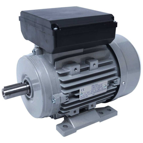 Moteur Électrique Monophasé 220v 1.1kW 1000tr/min - MMD90L6 Bride B3 - Bobinage cuivre (1/5)