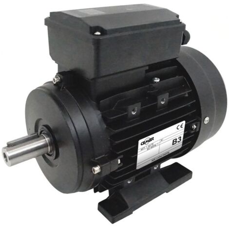 Moteur électrique Monophasé 220v 0,75 Kw 1000 Tr/min Condensateur Permanent - My90s6b3 Bride B3 - Bobinage Cuivre (1/5)