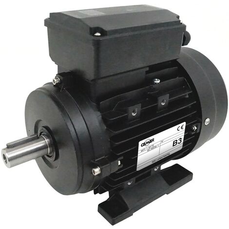 Moteur électrique Monophasé 220v 0,18 Kw 1500 Tr/min Condensateur Permanent - My6324b3 Bride B3 - Bobinage Cuivre (1/5)