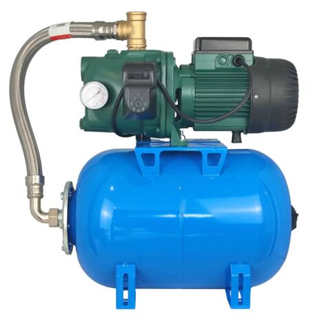 Pompe surpresseur DAB Jet 82 – Réservoir à vessie 24L – Débit 2,5 m³/h – Pression 2,5 bars – Auto-amorçante pour installations domestiques – Pentax (1/9)