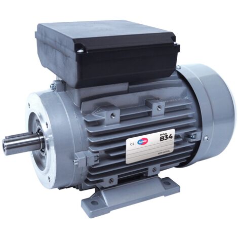 Moteur électrique monophasé 220V 0.37 kW 1500 tr/min Condensateur Permanent - MMP71G4B34 Bride B34 - Bobinage cuivre