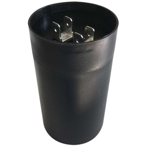 Condensateur de démarrage pour moteur électrique monophasé – 100 à 125µF – 250V – Optimise le démarrage et protège le moteur