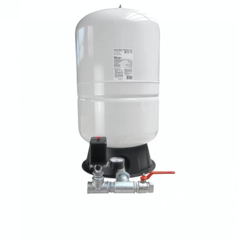 Kit complet ballon surpresseur à diaphragme 200L vertical – Pression max 10 bars – Compatible pompes immergées et de surface – Pompe&Moteur - GCB 200 L