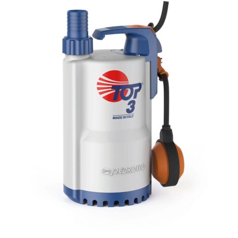 Pompe De Relevage Pedrollo Top 3 Eau De Pluie Flotteur Intégré 220v 9.6 M3/h 0.55 Kw