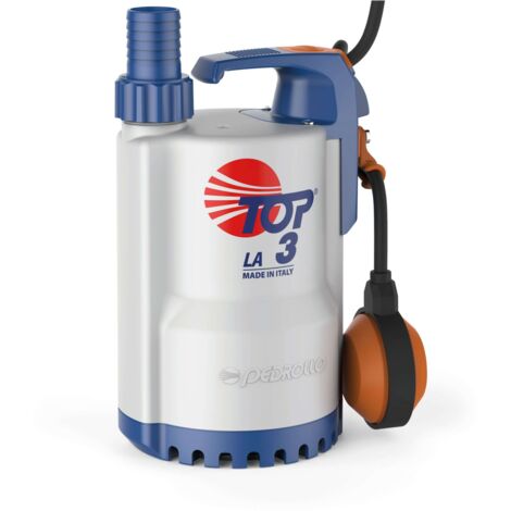 Pompe De Relevage Pedrollo Top 3 La Eaux Salées Flotteur Intégré 220v 9.6 M3/h 0.55 Kw