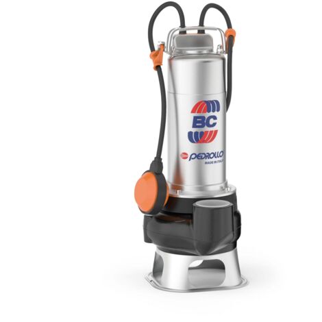 Pompe De Relevage Bi-canal Gros Débit Pedrollo Bcm 15/50 Eaux Chargées Avec Flotteur 220v 21 M3/h 1.10 Kw (1/3)