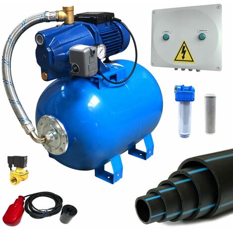 GARANTIA NORDIC Récupérateur D'eau De Pluie 300 L, Gris Pierre Avec Couvercle 89013760