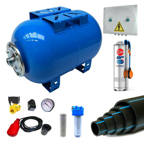 Kit Récupérateur Eau De Pluie Pompe Immergée Pour Cuve Récupération Eau De Pluie (1/5)