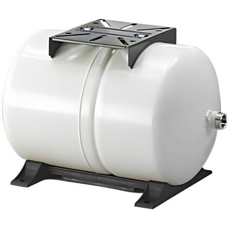 Réservoir surpresseur à diaphragme horizontal 60L – Pression maximale 10 bars – Membrane butyle pour eau potable – Garantie 5 ans – Global Water Solutions - Pwb60l (1/5)