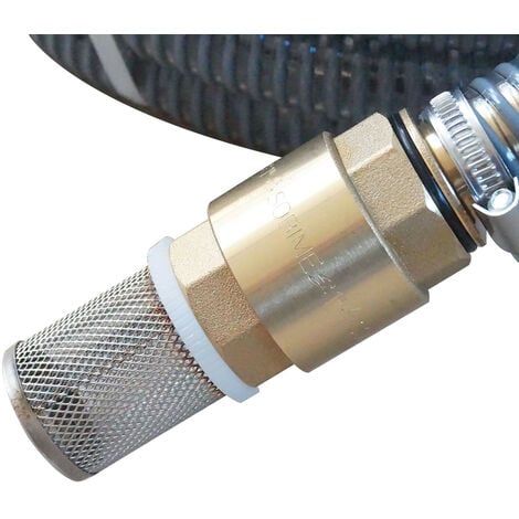 Tuyau D'aspiration Pompe 1" Garden Jet Long. 10m Diamètre 25mm - Embout Laiton
