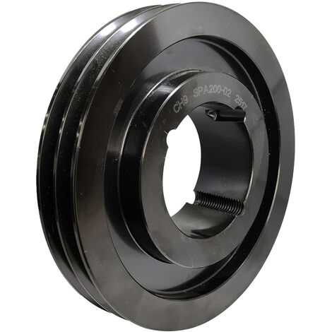 Poulie Spa 2 Gorges Dp 200mm Pour Moyeu Type 2517 (1/5)