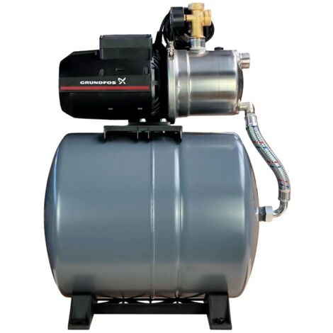 Grundfos – Surpresseur 20L JP548PT – Pompe à eau 1,49 kW pour eau claire – Débit 5,8 m3/h – Autonome jusqu'à 8 mètres