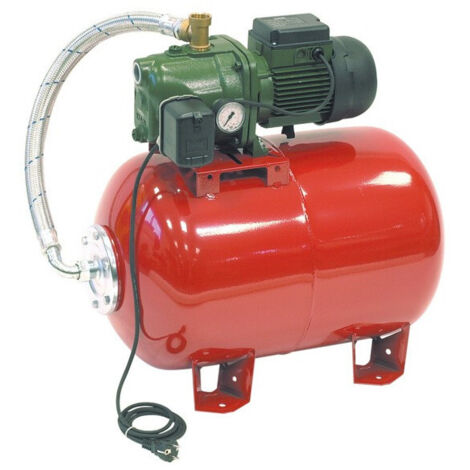 Pompe Aquajet 102 60 M - Surpresseur D'eau Dab Avec Réservoir 60l - 0.75kw 3.6m3/h 220v