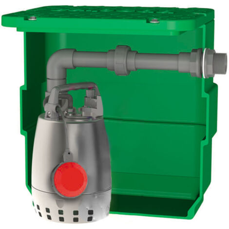 Calpeda – Station de relevage eaux claires 40L – Débit jusqu'à 10,2 m³/h – Monophasé 220V – Flotteur intégré pour démarrage automatique