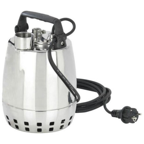 Pompe de relevage Calpeda GXRM9SG 0,25 KW - Monophasé 220V - Jusqu'à 10,2 M3/H - Livrée avec condensateur, flotteur réglable et un câble d'alimentation - Immersion de 15mm mini à 5m max