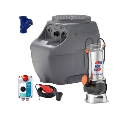 Kit Station De Relevage Eaux Chargées 250l Pedrollo Sar250 Vxm15/50 21m³/h + Alarme (1/5)