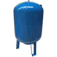 Aquasystem – Réservoir à vessie 100L vertical sous pression 10 bars – Vessie EPDM démontable – Pour pompage d'eau calcaire – Fabrication italienne